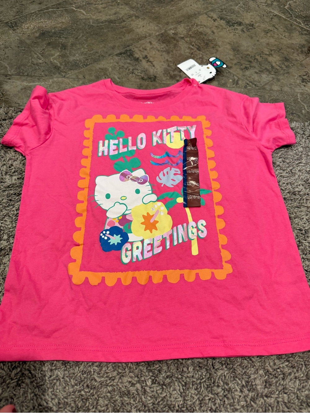🐻Hello Kitty Pink Girls' Graphic Tee